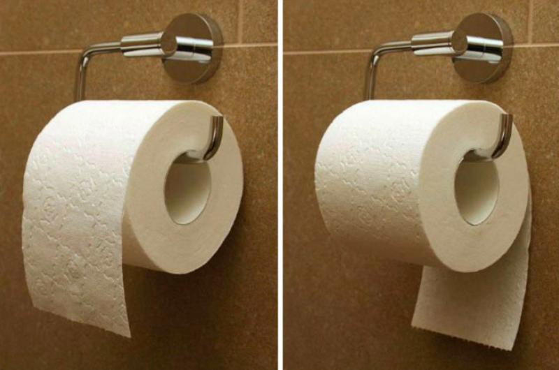 Как все-таки правильно вешать туалетную бумагу: ответ экспертов