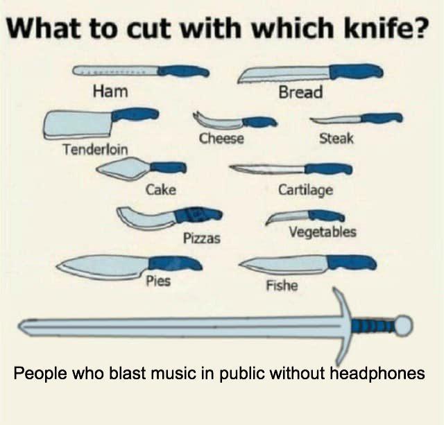 Что резать каким ножом?