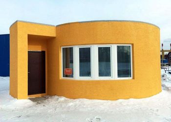 Дом, напечатанный на 3D-принтере (10 фото)