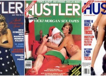 Самые горячие обложки журнала Hustler от 70-х до наших дней