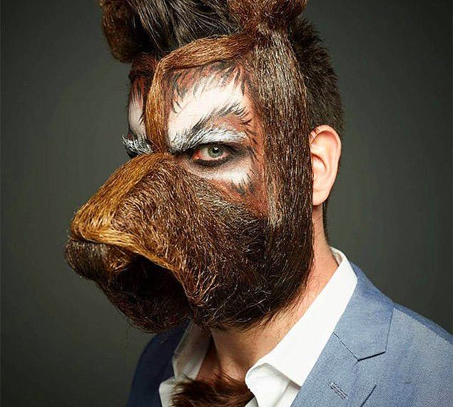 20 самых эпических образов от Исайя Уэбб, которые он создает из своей же бороды