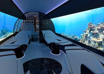 Швейцарская компания представила новые дизайны кабин самолетов, где вместо окон будут огромные экраны с трансляцией фильмов